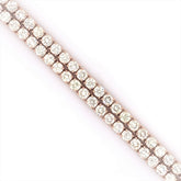 10PT- 15.20 CT. Tennis Necklace in 14K Rose Gold (4 Prong) - White Carat - USA & Canada
